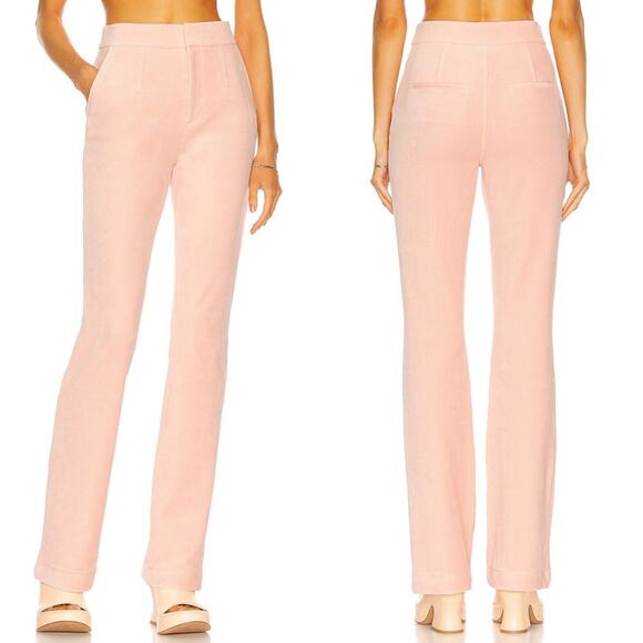 Alexander Wang Women's Size 0 Peak Stacked Pants in Quartz Pink EUC $595 - Picture 3 of 12